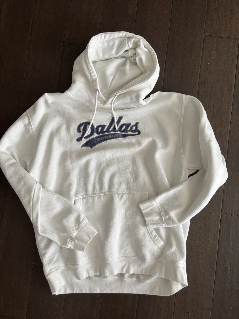Starter Dallas Cowboys White Pullover Hoodie